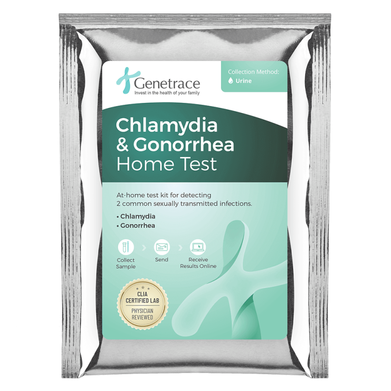 Chlamydia And Gonorrhea Test At Home Std Test Kit