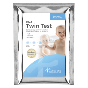 Genetrace DNA Twin Test Kit for 2 Twins