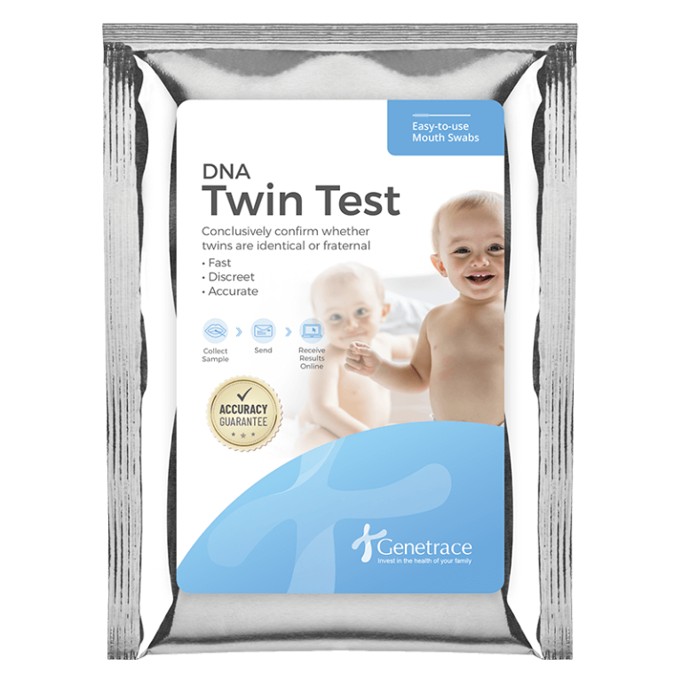 Genetrace DNA Twin Test Kit for 2 Twins